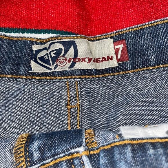 Roxy jeans skirt sz 7 mini - Picture 3 of 8